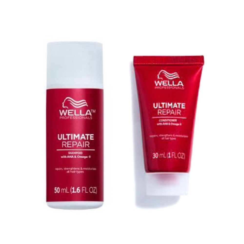 5/$25❣️Wella Ultimate Repair Shampoo & Conditioner TRAVEL DUO
